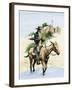 Itinerant Preacher Riding a Mule from Settlement to Settlement-null-Framed Giclee Print