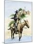 Itinerant Preacher Riding a Mule from Settlement to Settlement-null-Mounted Giclee Print