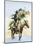 Itinerant Preacher Riding a Mule from Settlement to Settlement-null-Mounted Giclee Print
