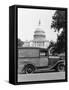 Itinerant's Truck-John Vachon-Framed Stretched Canvas