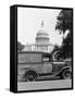 Itinerant's Truck-John Vachon-Framed Stretched Canvas