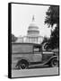 Itinerant's Truck-John Vachon-Framed Stretched Canvas