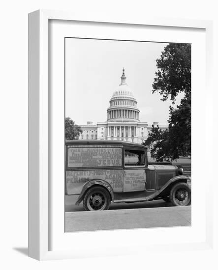 Itinerant's Truck-John Vachon-Framed Photographic Print