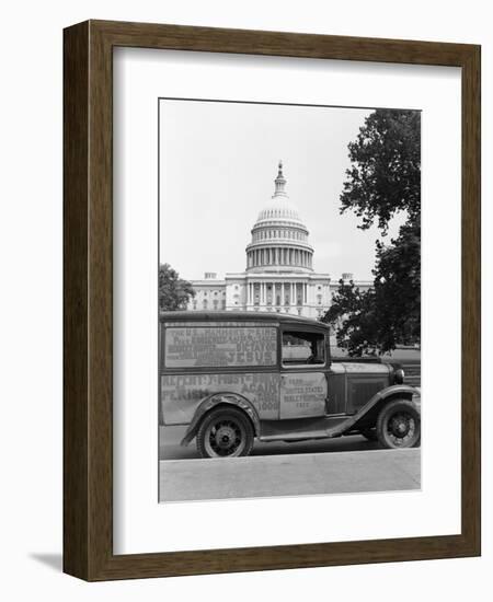 Itinerant's Truck-John Vachon-Framed Photographic Print