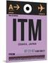 ITM Osaka Luggage Tag I-NaxArt-Mounted Art Print