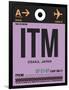 ITM Osaka Luggage Tag I-NaxArt-Framed Art Print