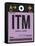 ITM Osaka Luggage Tag I-NaxArt-Framed Stretched Canvas