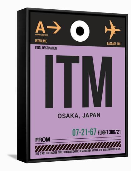 ITM Osaka Luggage Tag I-NaxArt-Framed Stretched Canvas