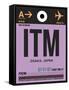 ITM Osaka Luggage Tag I-NaxArt-Framed Stretched Canvas