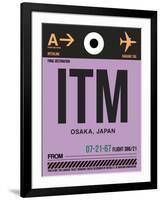 ITM Osaka Luggage Tag I-NaxArt-Framed Art Print