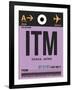 ITM Osaka Luggage Tag I-NaxArt-Framed Art Print