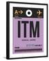 ITM Osaka Luggage Tag I-NaxArt-Framed Art Print