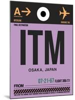 ITM Osaka Luggage Tag I-NaxArt-Mounted Art Print