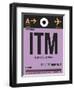 ITM Osaka Luggage Tag I-NaxArt-Framed Art Print