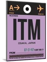 ITM Osaka Luggage Tag I-NaxArt-Mounted Art Print
