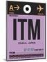 ITM Osaka Luggage Tag I-NaxArt-Mounted Art Print