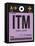 ITM Osaka Luggage Tag I-NaxArt-Framed Stretched Canvas