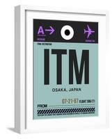 ITM Osaka Luggage Tag II-NaxArt-Framed Art Print