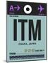 ITM Osaka Luggage Tag II-NaxArt-Mounted Art Print