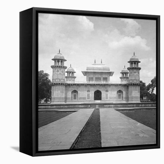 Itmad-Ud-Daulah's Tomb, Agra, India, Early 20th Century-H & Son Hands-Framed Stretched Canvas