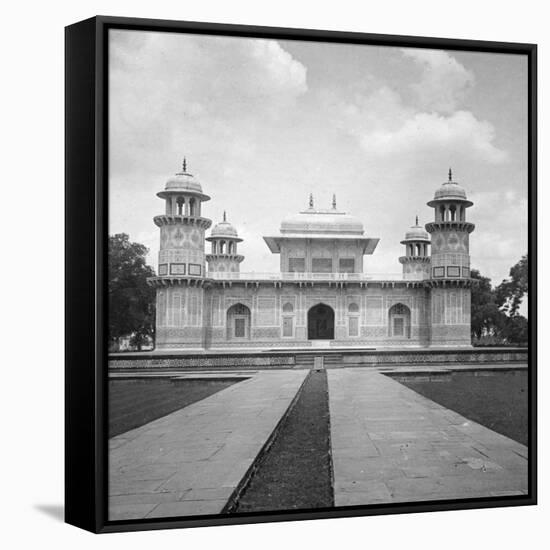 Itmad-Ud-Daulah's Tomb, Agra, India, Early 20th Century-H & Son Hands-Framed Stretched Canvas