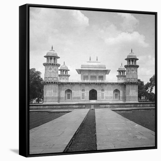 Itmad-Ud-Daulah's Tomb, Agra, India, Early 20th Century-H & Son Hands-Framed Stretched Canvas