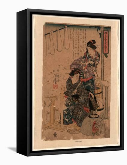 Ito Zukuri-Utagawa Yoshifuji-Framed Stretched Canvas