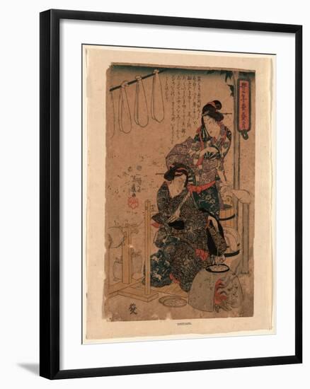 Ito Zukuri-Utagawa Yoshifuji-Framed Giclee Print