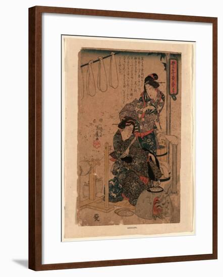 Ito Zukuri-Utagawa Yoshifuji-Framed Giclee Print