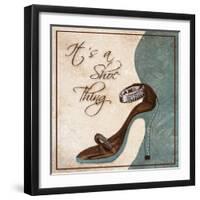 Its a Shoe Thing-Gina Ritter-Framed Art Print