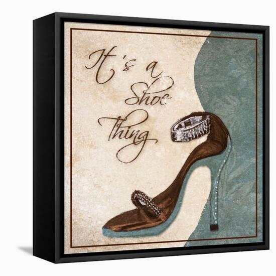 Its a Shoe Thing-Gina Ritter-Framed Stretched Canvas