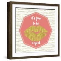 Its Fun to Be a Girl-Tina Lavoie-Framed Giclee Print