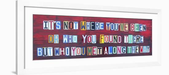 Its Not Where You've Been-Design Turnpike-Framed Giclee Print