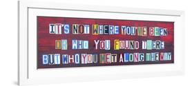 Its Not Where You've Been-Design Turnpike-Framed Giclee Print