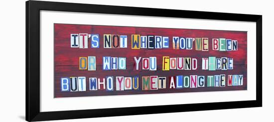 Its Not Where You've Been-Design Turnpike-Framed Giclee Print