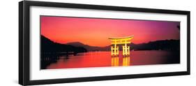 Itsukushima Shrine Otorii Hiroshima Japan-null-Framed Photographic Print