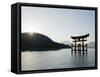 Itsukushima Shrine Torii Gate, UNESCO World Heritage Site, Miyajima Island, Japan-Christian Kober-Framed Stretched Canvas