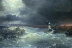 And Moses Stretched Forth His Hand over the Sea-Ivan Aivazovsky-Mounted Giclee Print