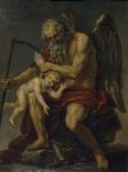 Saturn Cutting Off Cupid?S Wings with a Scythe, 1802-Ivan Akimovich Akimov-Framed Stretched Canvas