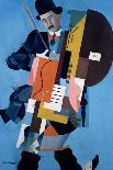 The Musician, 1921-Ivan Albertovvitsch Puni-Framed Premium Giclee Print