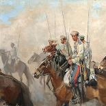 Cossacks on Horseback, 1916-Ivan Alexeyevich Vladimirov-Framed Giclee Print