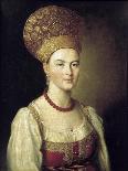 Female Portrait in Russian Dress, 1784-Ivan Argunov-Giclee Print