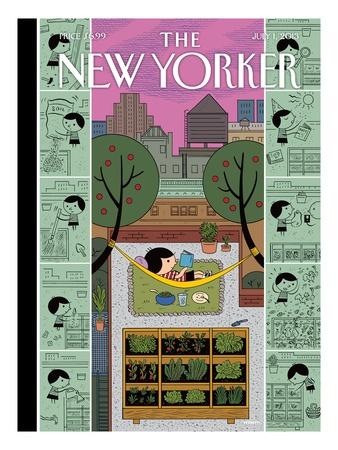 Urban Bliss - The New Yorker Cover, July 1, 2013