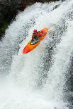 Kayaker Jumping from a Waterfall-Ivan Chudakov-Photographic Print