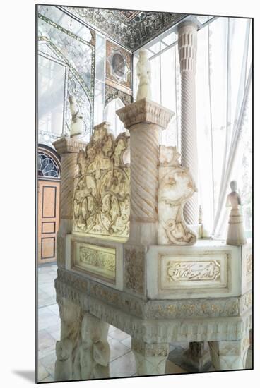 Ivan-e Takht-e Marmar (Marble Throne Verandah), Golestan Palace, UNESCO World Heritage Site, Tehran-James Strachan-Mounted Photographic Print
