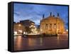 Ivan Franco Opera and Ballet Theatre, Old Town, Lviv, Unesco World Heritage Site, Ukraine, Europe-Christian Kober-Framed Stretched Canvas