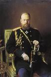 Portrait of the Emperor Alexander III, 1886-Ivan Kramskoy-Framed Giclee Print