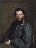Portrait of a Russian General Seated on a Bench, 1882-Ivan Nikolaevich Kramskoi-Giclee Print