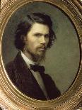 Portrait of Ilya Efimovich Repin, 1876-Ivan Nikolaevich Kramskoy-Giclee Print