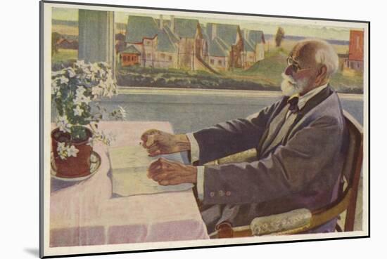 Ivan Pavlov, Russian Physiologist-Mikhail Vasilievich Nesterov-Mounted Giclee Print